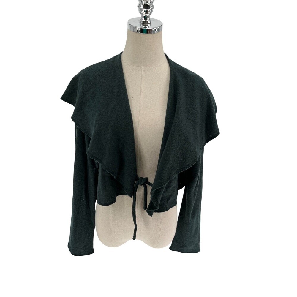 Evelin Brandt Cardigan Women's Size 8 US 40 EU Green 100% Wool